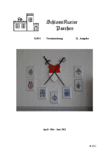 21. ausgabe der vereinszeitung